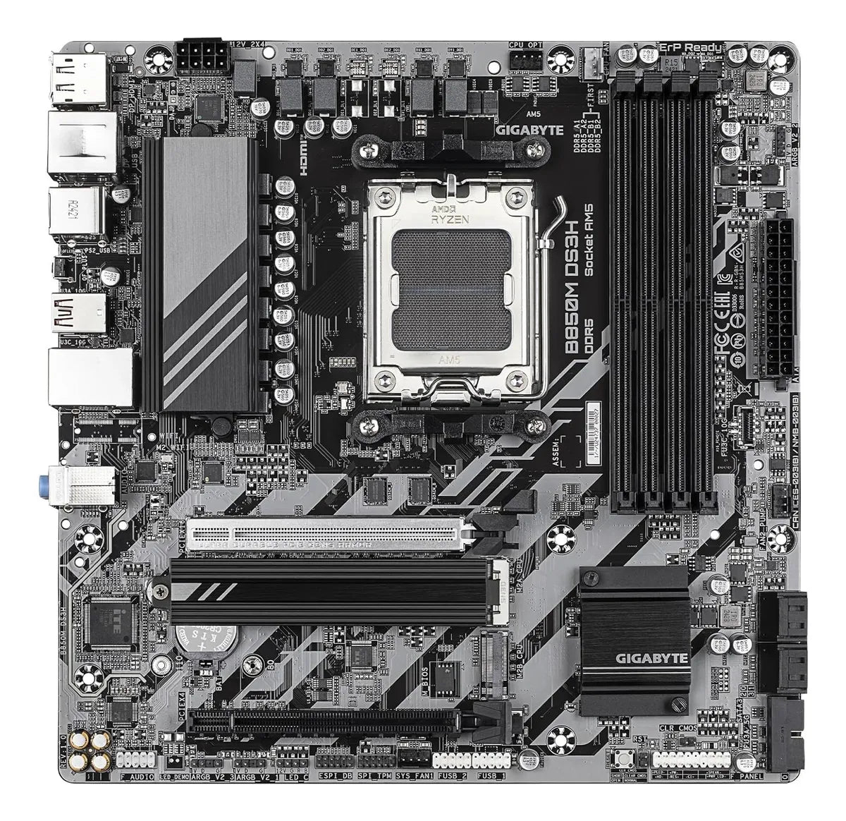 Motherboard Gigabyte B850m Ds3h Amd Am5 Ddr5