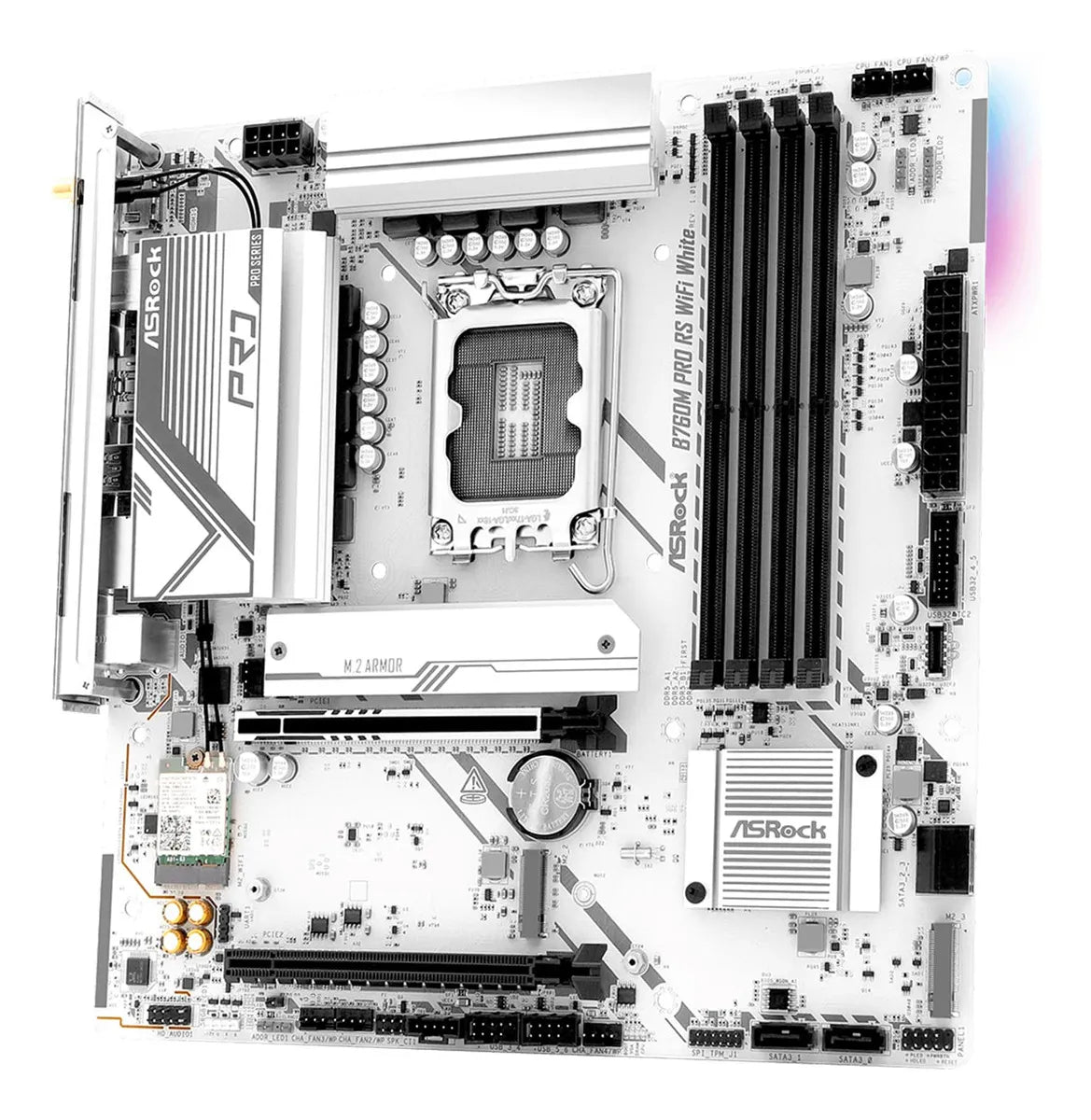 Placa Madre Asrock B760m Pro Rs Wifi White Ddr5 Lga 1700